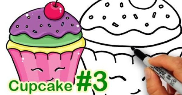 600x315 How To Draw A Cute Cupcake