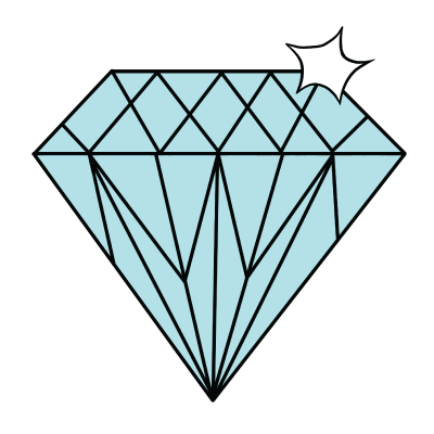400x400 How To Draw A Diamond