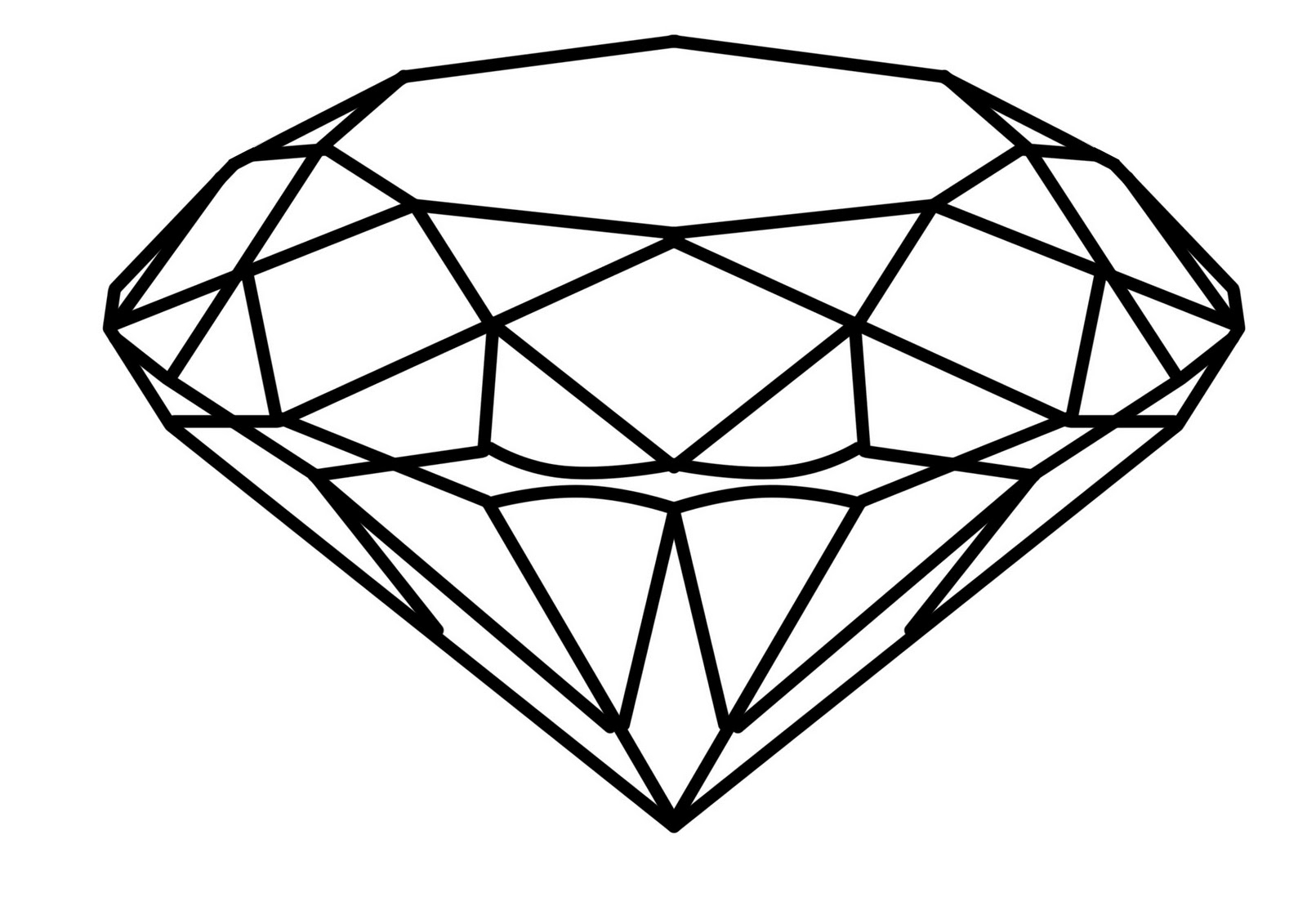 1600x1131 Simple 3d Diamond Drawing How To Draw A Diamond Free Download