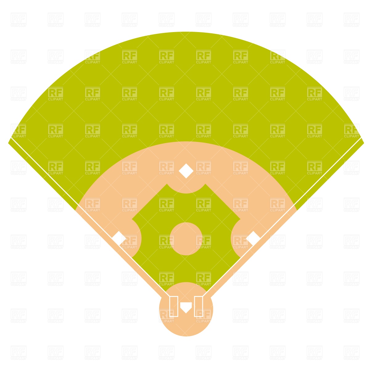 1200x1200 Baseball Diamond Drawing Collection