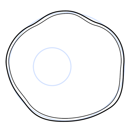 540x540 Cartoon Cell Step By Step Drawing Lesson