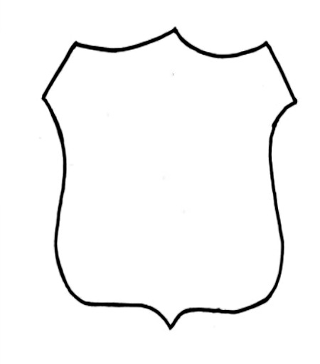 450x512 How To Draw A Police Badge