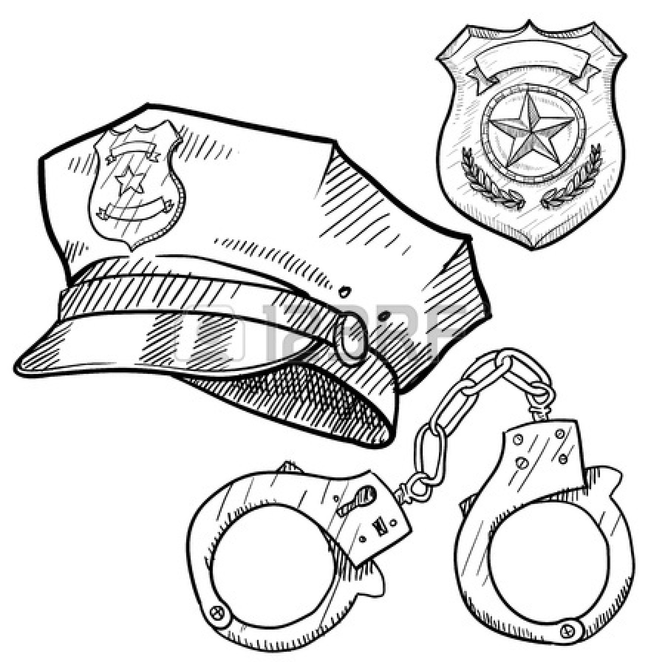 Police Badge Coloring Pages 8