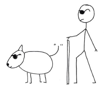 350x294 How To Draw A Stick Dog