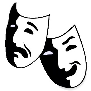 How To Draw Drama Masks | Free download on ClipArtMag