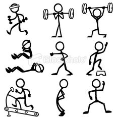 236x236 Workouts Thank You Cards Workout, Stick Figures