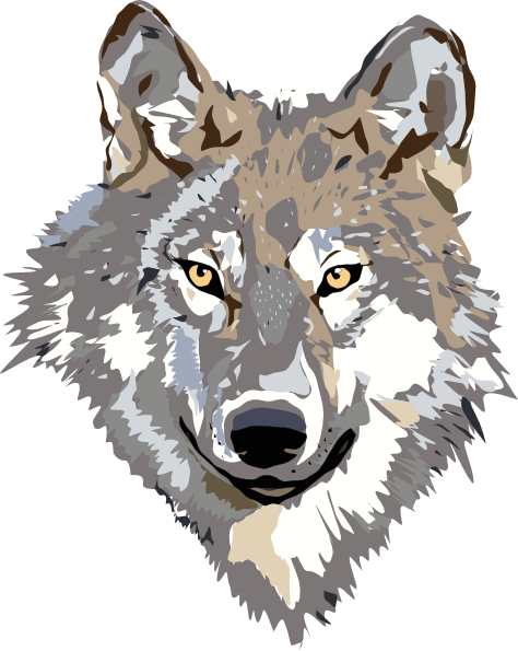 474x595 Wolf Howling Clipart