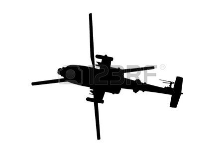 Huey Helicopter Silhouette