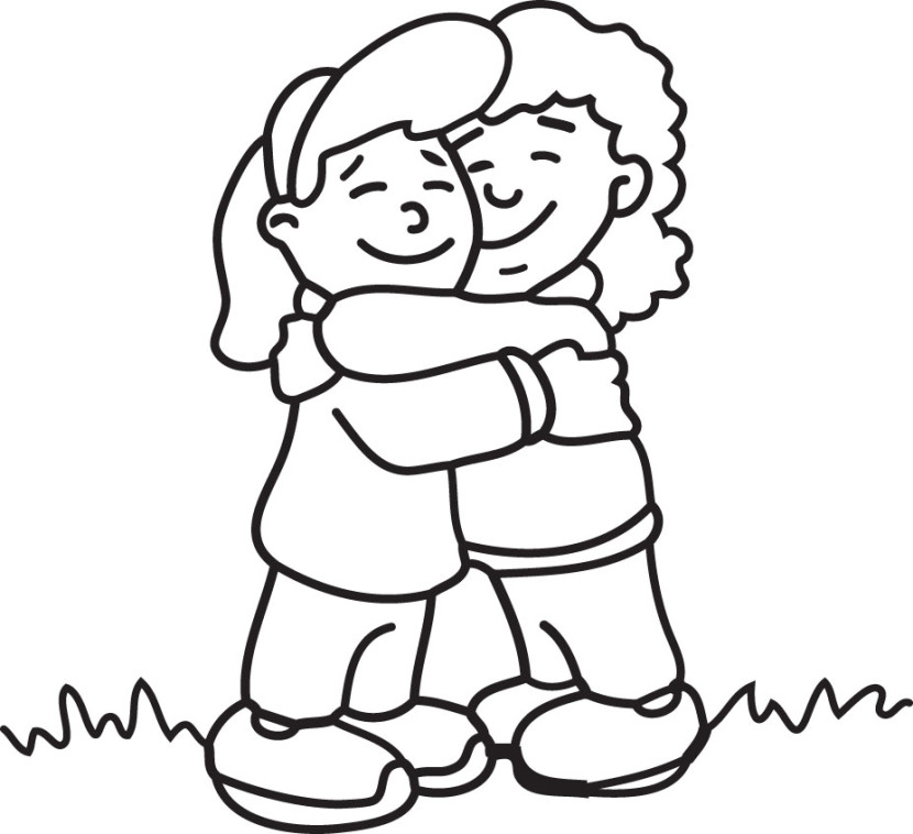 830x758 Hug Clipart