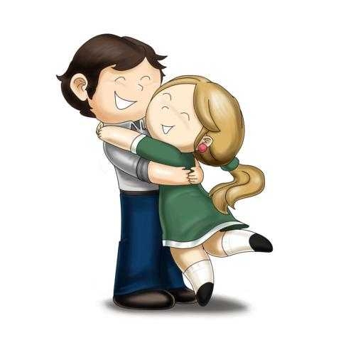 480x489 Kids Hug Cartoon Free Images