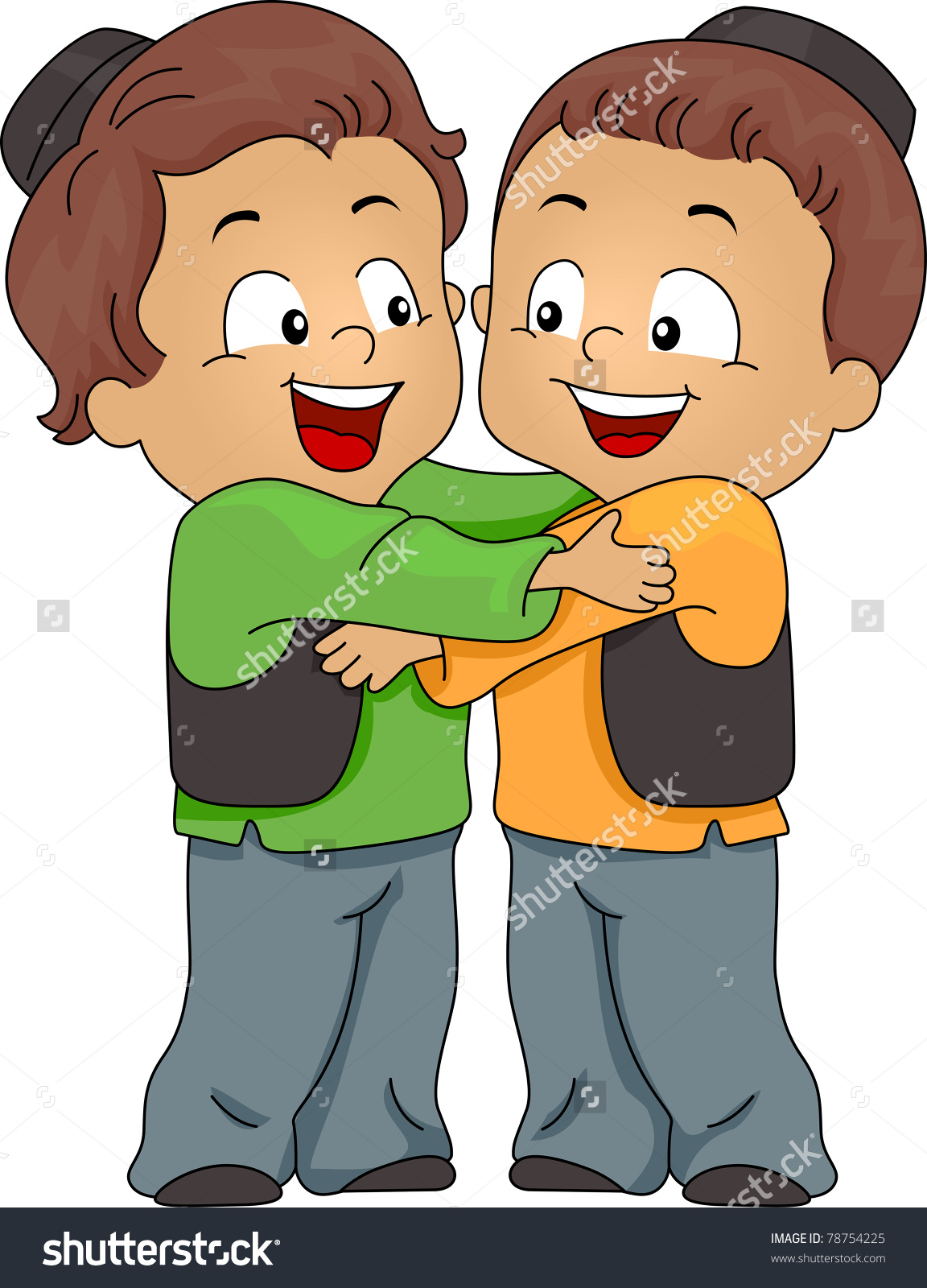 1152x1600 Hugging Each Other Clipart
