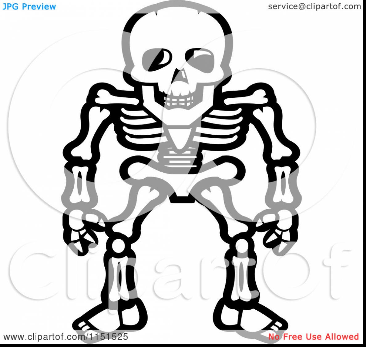 1188x1126 Brilliant Skeleton Clip Art With Skeleton Coloring Pages