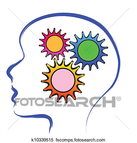 450x470 Clip Art Of The Human Brain K8007426
