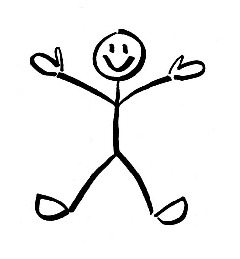 488x527 Human Stick Figure Clip Art Clipart
