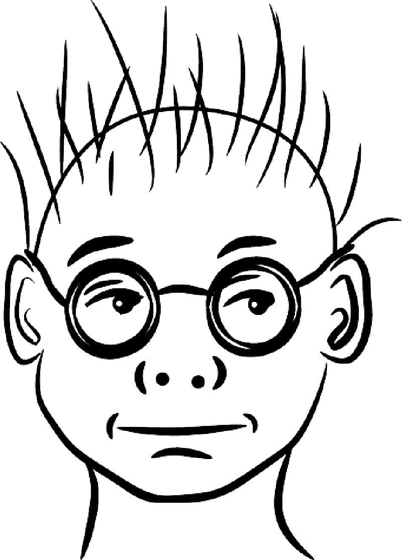 800x1115 Outline, People, Boy, Faces, Face, Person, Human, Line