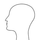 170x170 Clipart Of Outline Of Human Head K15064965