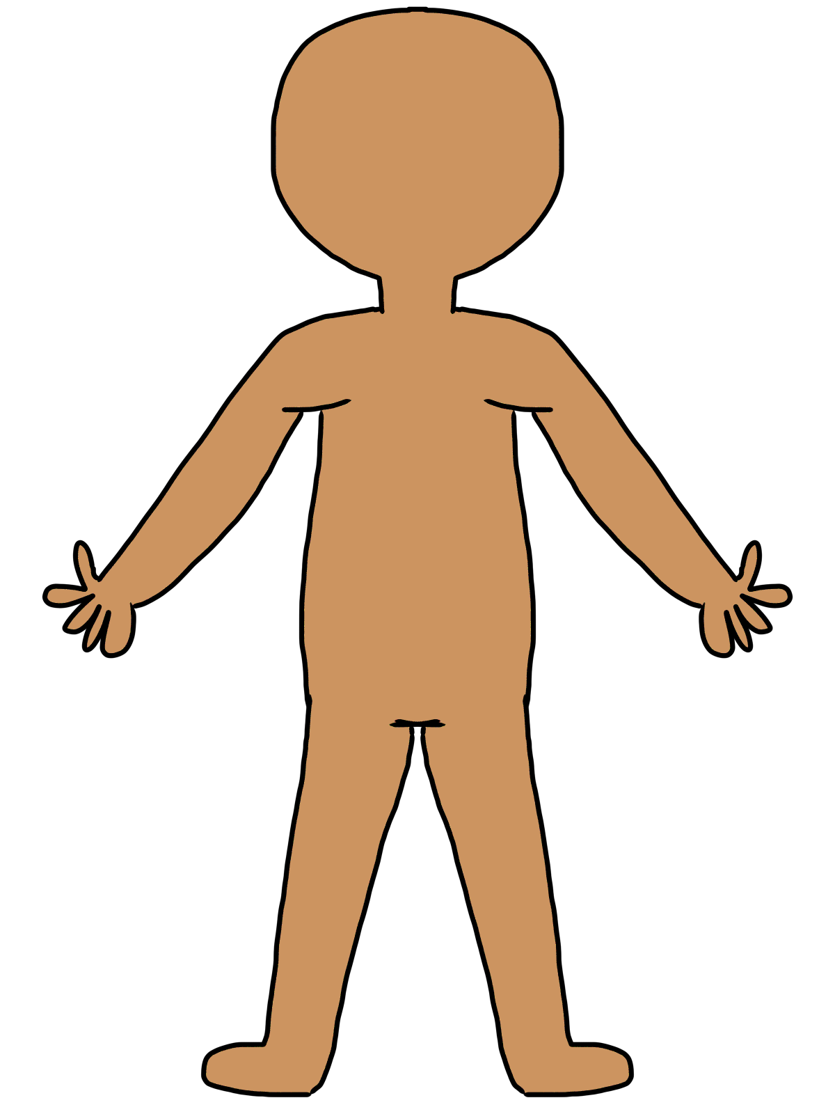1200x1600 Body Parts Clipart