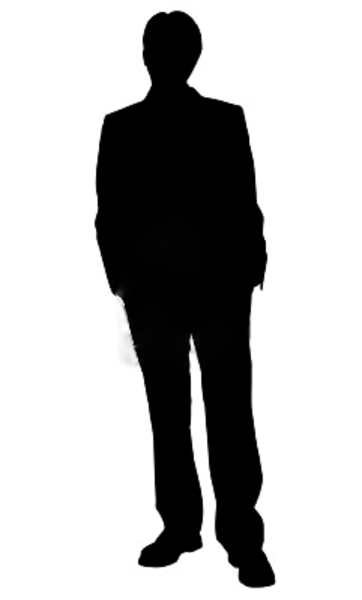362x600 Human Silhouette Clipart