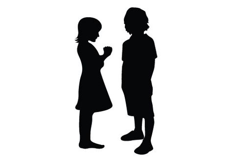 474x331 Kids Silhouette Vector Free Spanish And Preschool Resources