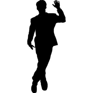 300x300 Silhouette People Walking Clipart Kid