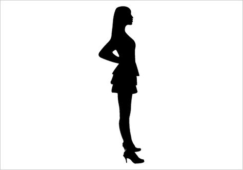 474x332 Businessman Silhouette Vector Standing Pose And Having