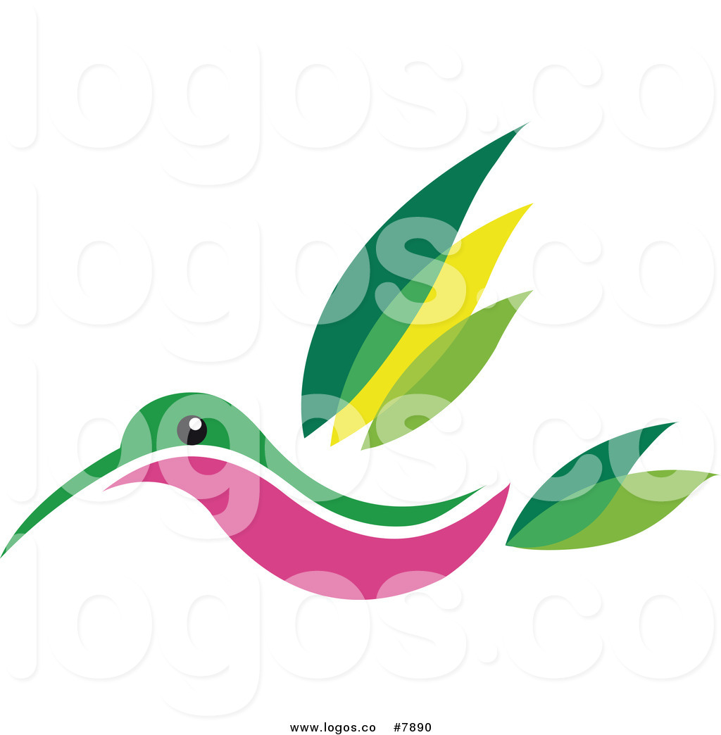 1024x1044 Royalty Free Vector Of A Flying Hummingbird Logo By Vector