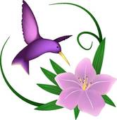 166x170 Flying Hummingbird Clip Art