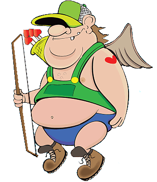 320x372 Humor Clipart Cupid