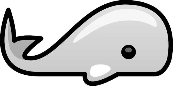 600x297 Small Whale Clip Art