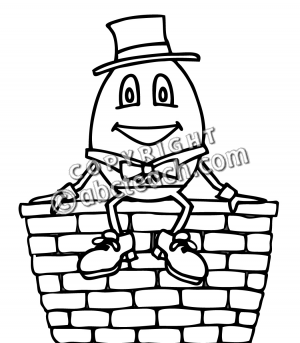 300x343 Clip Art Humpty Dumpty Bampw Clipart Panda
