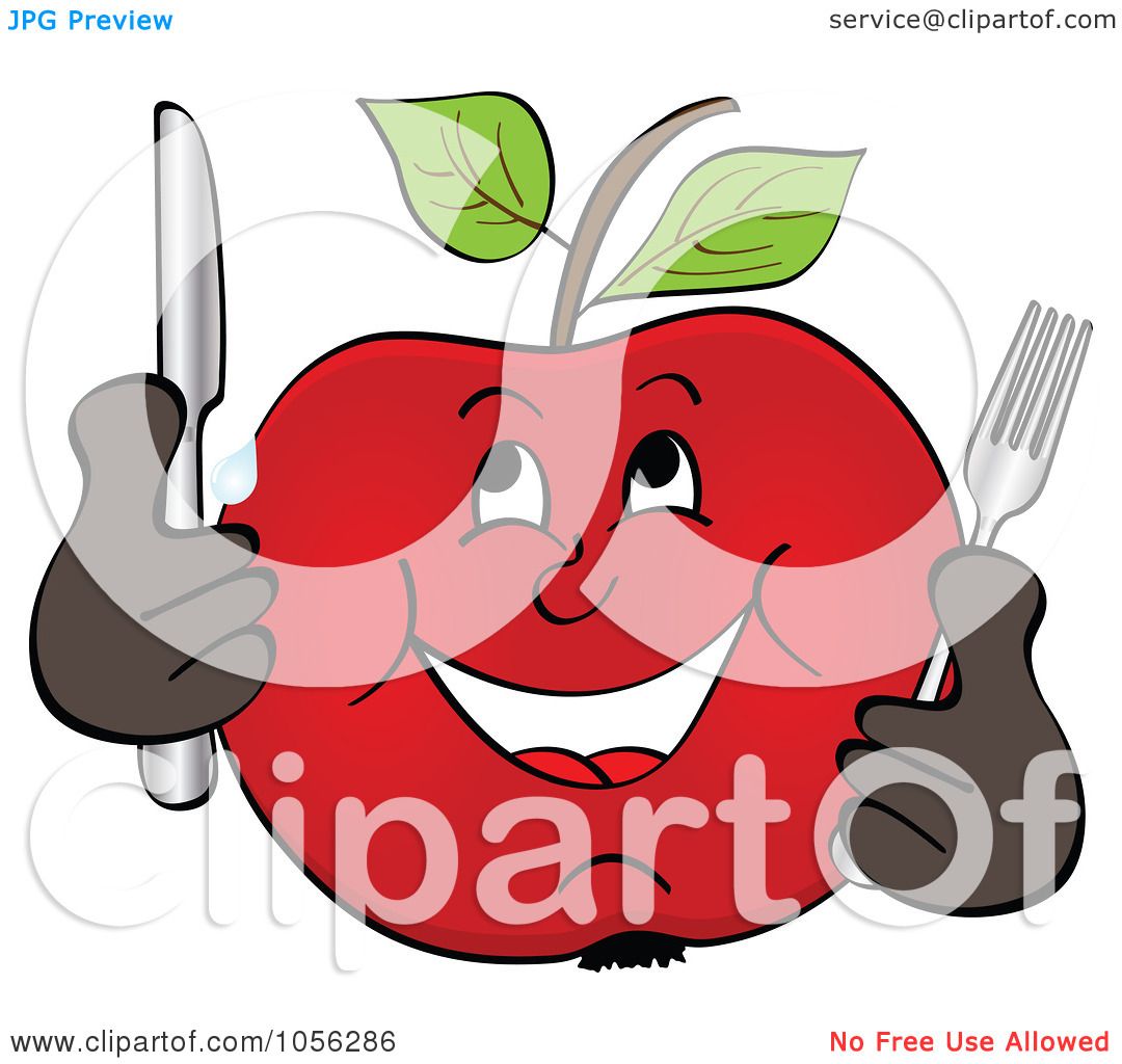 1080x1024 Royalty Free Vector Clip Art Illustration Of A Hungry Apple