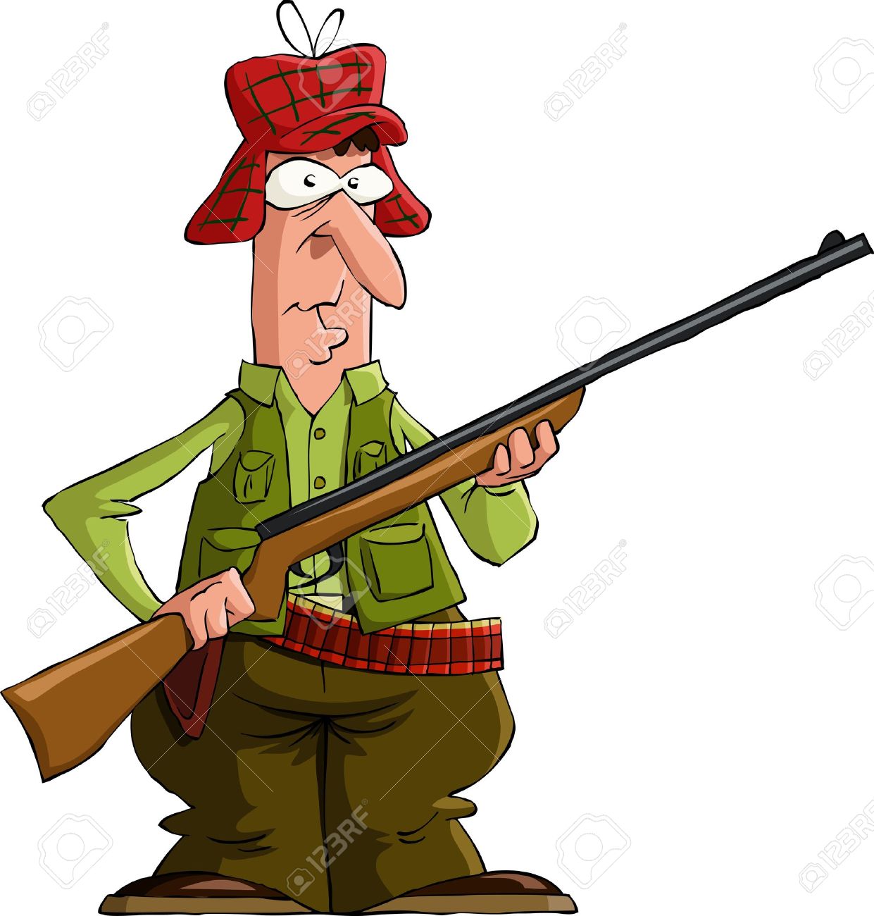 1241x1300 Hunting Clipart Man Hunting