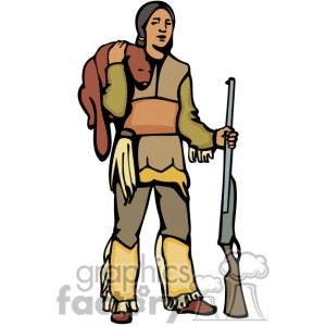 300x300 Hunting Clipart Man Hunting