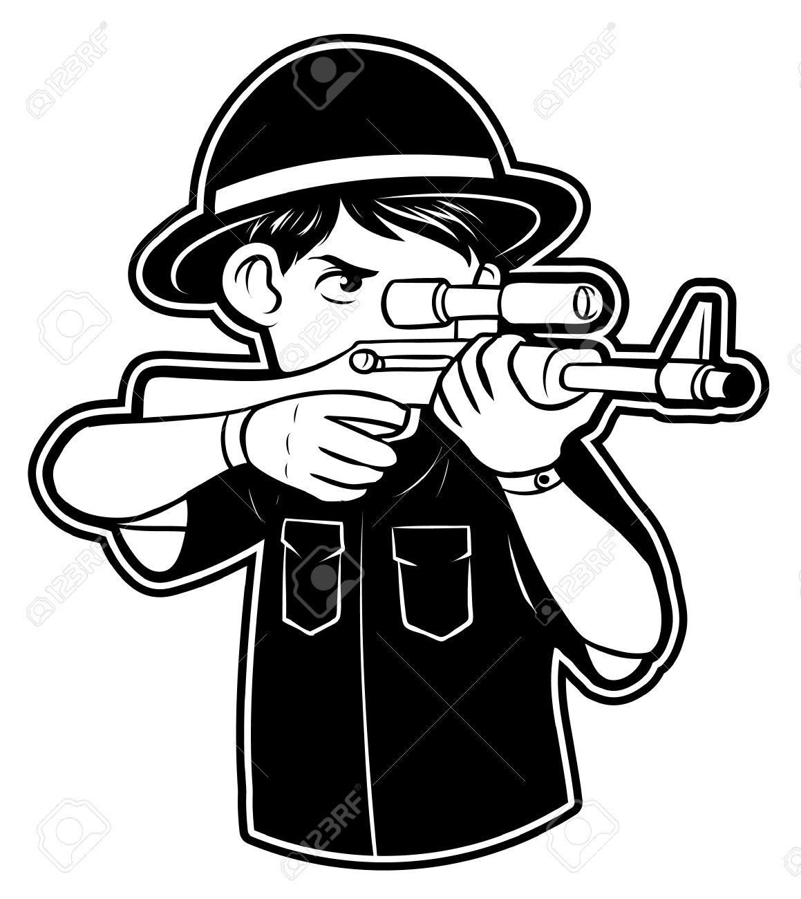 1159x1300 Hunter In The Forest Clipart