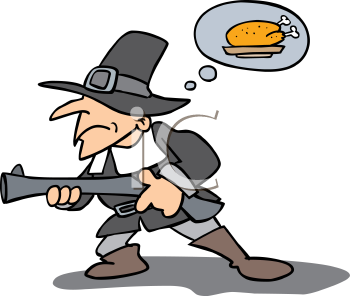 350x296 Pilgrim Clipart Hunting