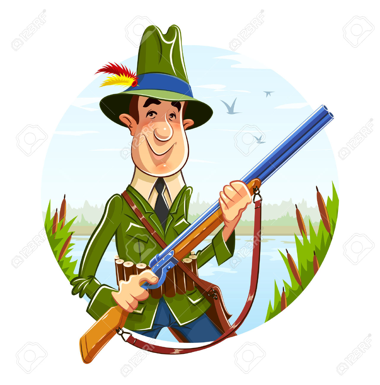 1281x1300 Hunter Man