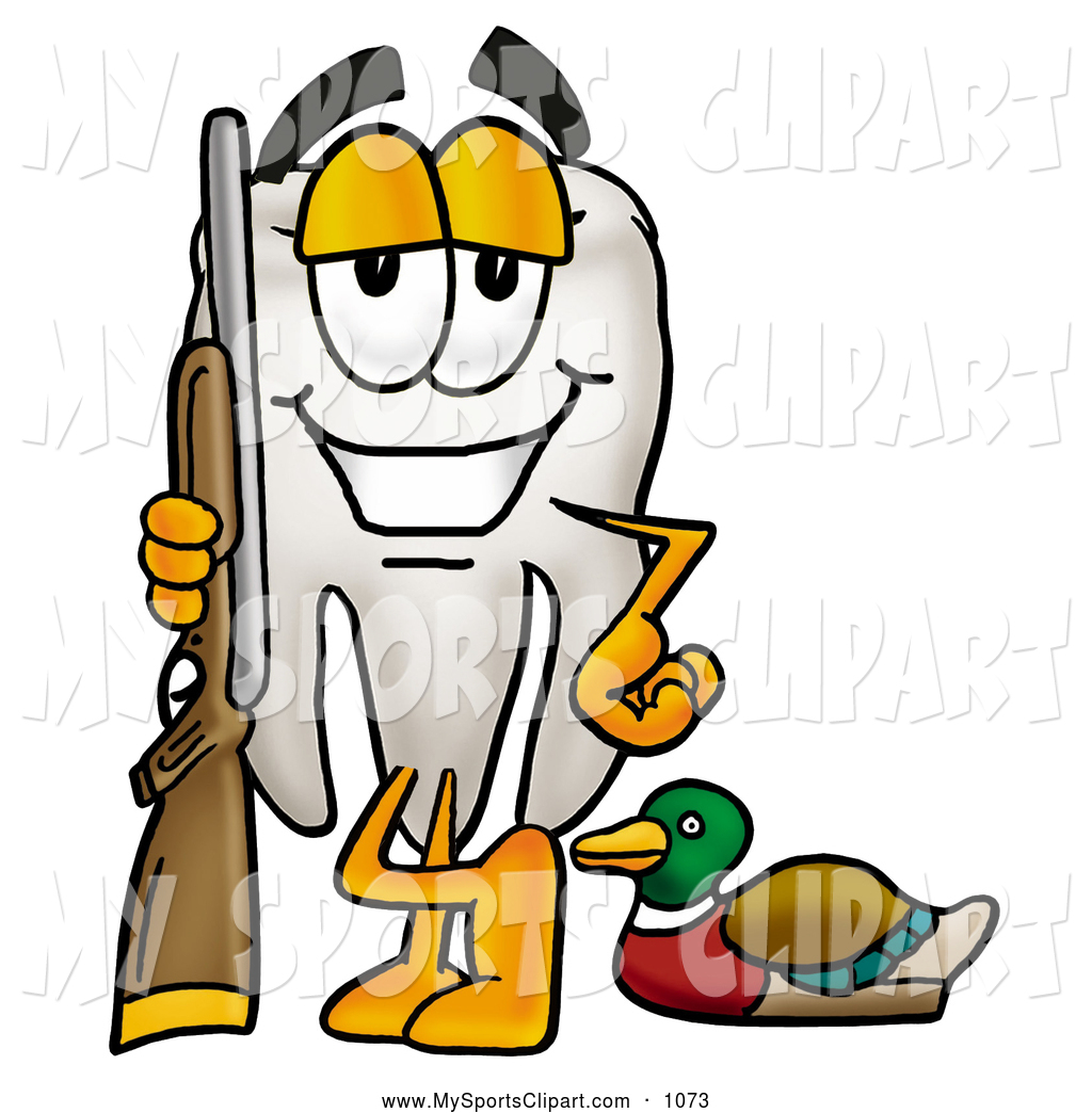 1024x1044 Sports Clip Art Of A Happy Tooth Mascot Cartoon Character Duck