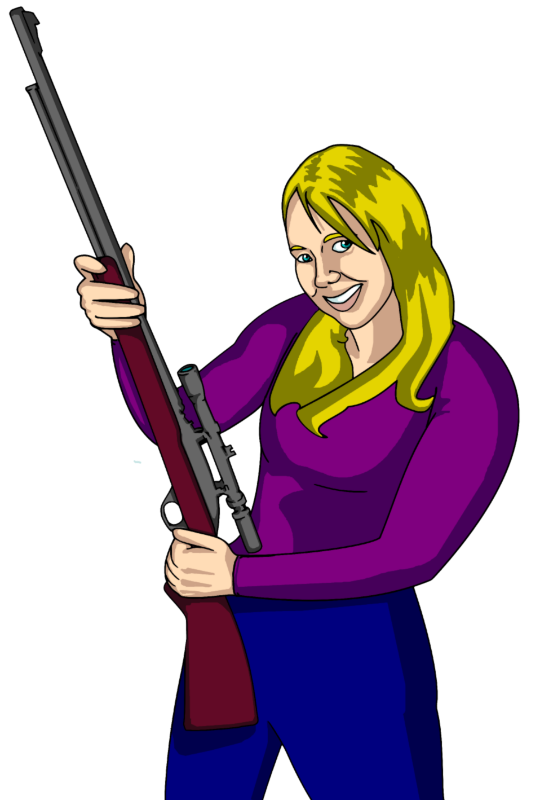 540x800 Girl Hunting Clipart Kid 2