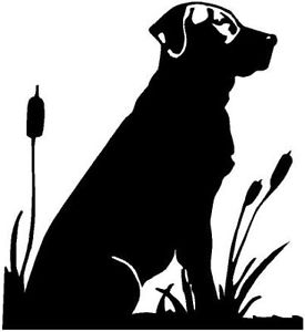 275x300 Black Lab Vinyl Decal