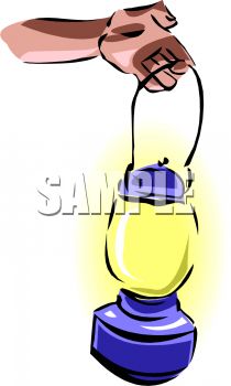 210x350 Hand Holding A Hurricane Lamp