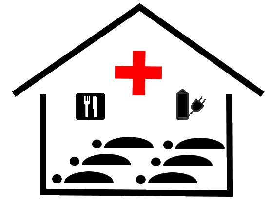 556x413 Hurricane Shelter Clipart