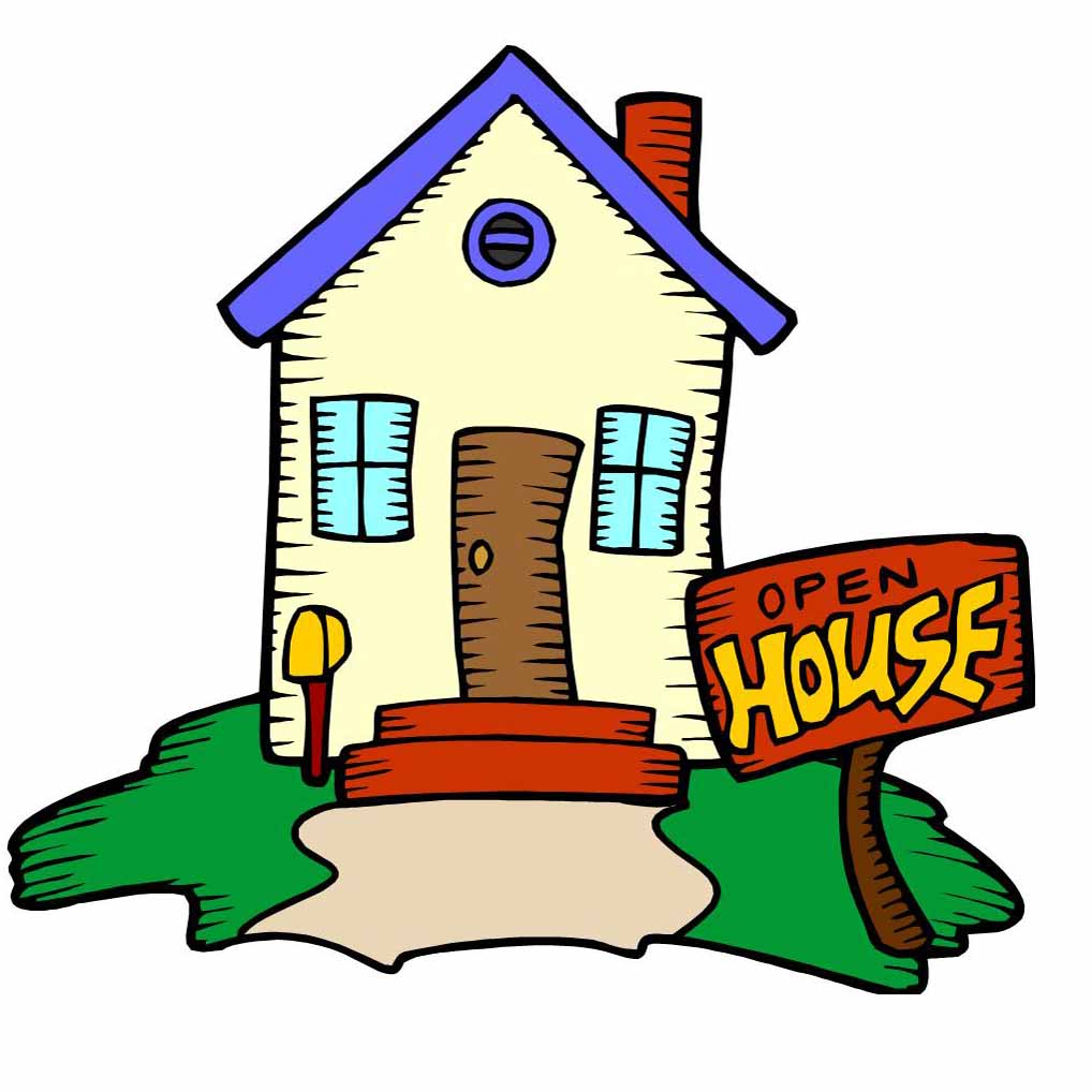 1018x1018 Real Estate Open House Clip Art