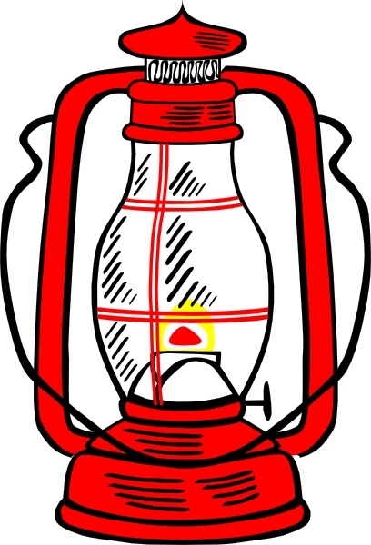 408x600 Red Hurricane Lamp Clip Art Free Vector In Open Office Drawing Svg