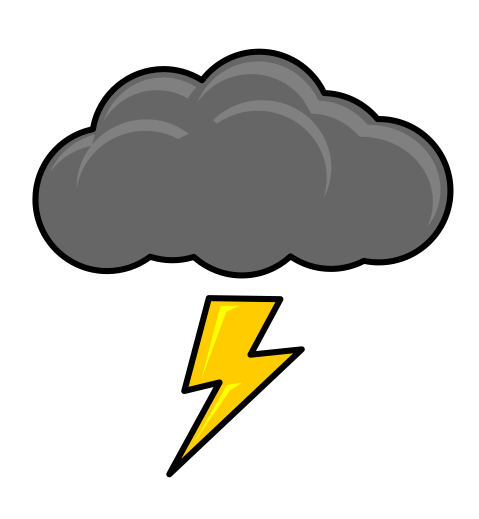 479x519 Storm Clipart Vector