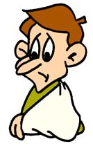 134x211 Hurt Arm Clipart