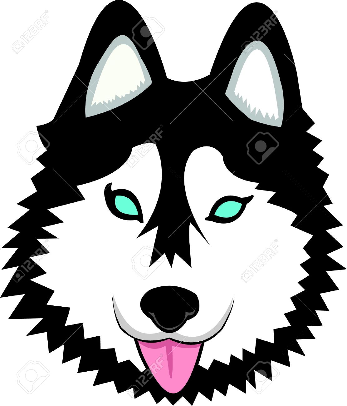 1112x1300 Husky Clipart Eyes
