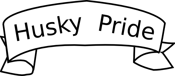 600x261 Husky Pride Banner Clip Art