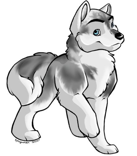 442x500 Husky Dog Clip Art Danasogbe Top Image