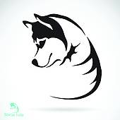170x170 Siberian Husky Clip Art