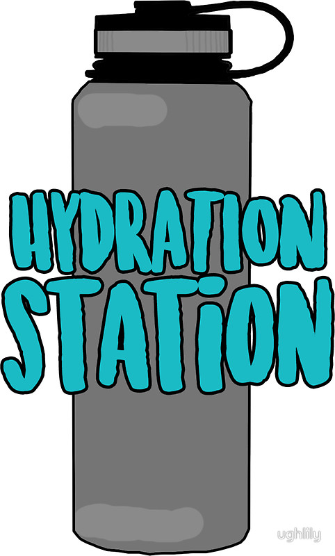 482x800 Hydration Station Stickers By Ughlily Redbubble